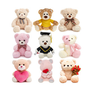 Ours en peluche doux et écologiques personnalisés en gros pour la Saint-Valentin et les cadeaux de remise de diplôme – Commande en gros - Product Image 1