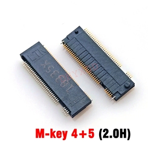 Interfaz para conector LTK SSD, conector NASM0 S6701 TP20 NGFF Slot <span class=keywords><strong>M</strong></span>.2 Seat <span class=keywords><strong>m</strong></span>-key 2,0 H 4 + 5 tipo 3,0 H H3.2 H4.2 H4.8 H6.5 H8.5 - Product Image 2