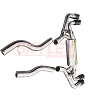 Échappement arrière à soupapes de performance pour BMW M340i M440i B58 G20 G22, contrôle de soupape à distance, son sportif avec embouts en carbone