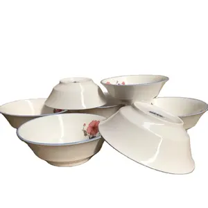 Factory direct sale wholesale ceramic bucket home plate of ceramic bowl of noodles bowl restaurant soup bowl