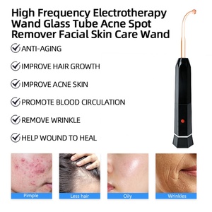 Portable High Frequency Skin Care Electrotherapy Wand Face <b>Massage</b> <b>Machine</b> - Product Image 4