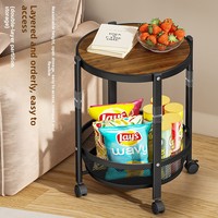 Étagère de rangement moderne minimaliste en métal pliable et amovible pour petit appartement, table basse et table d'appoint