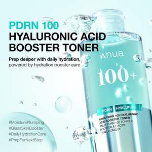 Tónico Facial Anua Pdrn 100 con Ácido Hialurónico 250 ml para Piel Seca y Sensible, Hidratante - Product Image 2