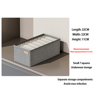 Organisateur de <span class=keywords><strong>rangement</strong></span> pliable à un niveau pour sous-vêtements, idéal pour les voyages et la maison – Compartiments pour chaussettes, soutiens-gorge et caleçons – Le compagnon idéal pour un <span class=keywords><strong>rangement</strong></span> efficace - Product Image 4