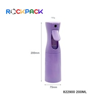 Bouteilles pulvérisatrices à gâchette en plastique colorées de 200 ml pour le nettoyage, le jardinage et les cosmétiques