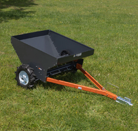 Désherbeur à remorquer robuste, scarificateur de pelouse avec construction solide, outil efficace pour l'échenillage et l'aération de l'herbe