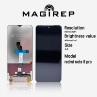 Écran tactile capacitif LCD IPS COG de remplacement de haute qualité pour Redmi Note8 Pro avec garantie d'un an pour téléphone portable