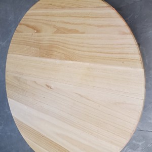 Paulownia <b>Wood</b> Round Tabletop <b>Foldable</b> Customizable Size Outdoor Use Rustic Design - Product Image 1