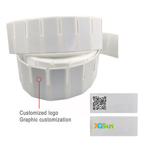 Étiquette RFID anti-métal flexible en PET, puce U <span class=keywords><strong>CODE8</strong></span> réinscriptible, autocollant durable et étanche pour cartes de contrôle d'accès métalliques - Product Image 2