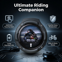 Compteur de vitesse GPS portable pour vélo et moto, étanche IP67, détachable, alimenté par USB, écran rétroéclairé LED pour le cyclisme