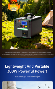 Batterie externe mobile 300W pour le marché nocturne, le <span class=keywords><strong>streaming</strong></span> en direct, les voyages routiers, l'utilisation domestique, alimentation portable d'urgence 220V - Product Image 4