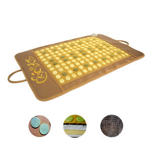 <strong>Jade</strong> Tourmaline Two-Side Energy <strong>Mat</strong> Heated Stone for Whole Body Massage Cushion Dry Sauna Hot Yoga Customized Color &amp; Size - Product Image 4