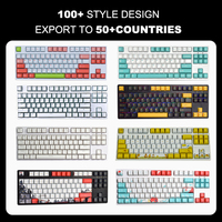 Aflion Af870 Meilleur vendeur Clavier mécanique de jeu Rgb 87 touches colorblock keycaps clavier de jeu filaire hot swap