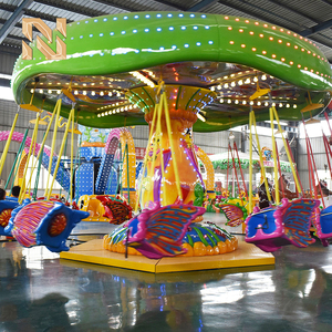 Fabricante Profesional de Sillas Voladoras de Mariposa de 12 Plazas para Parques de Atracciones al Aire Libre, Venta de Atracciones con Certificación CE de 4kW en Acero - Product Image 6