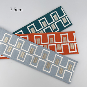 <span class=keywords><strong>Ribbon</strong></span> Trims thêu biên giới <span class=keywords><strong>TRIM</strong></span> cho rèm cửa đệm rèm - Product Image 6