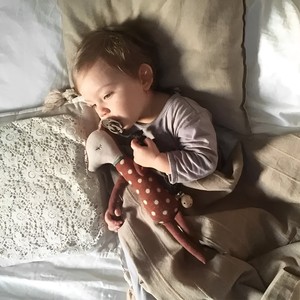 I più venduti 2022 Bambi Deer lenitivo Doll Cute Soft Deer peluche renna peluche Baby Toddle Comfort piccoli giocattoli - Product Image 5