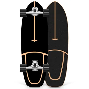 Vendita calda 30 pollici 4 ruote PU lungo skateboard surf skateboard con skateboard di alta qualità per gli sport all'aria aperta