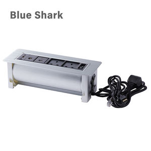 <span class=keywords><strong>Prise</strong></span> électrique motorisée automatique en alliage d'aluminium avec <span class=keywords><strong>prise</strong></span> universelle /USB/VGA/boîte de données pour bureau de conférence - Product Image 3