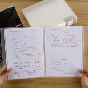 Trong suốt <span class=keywords><strong>A4</strong></span> Pp lưu trữ cuốn sách rõ ràng tay áo biểu tượng tùy chỉnh in nhiều trang Hộp tập tin cho văn phòng trường để hiển thị các tập tin - Product Image 4