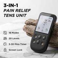 Appareil TENS pour plusieurs zones – Thérapie TENS pour le soulagement de la douleur et le massage du dos, des épaules, du cou, de la sciatique