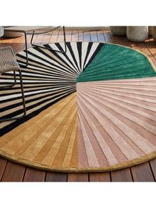 Alfombra de Lana Hecha a Mano, Alfombra de Primera Calidad con Diseño Minimalista para Dormitorio Moderno, Sala de Estar y Ambientes Elegantes - Product Image 6
