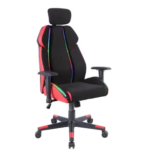 كرسي ألعاب محترفين beat كرسي ألعاب بتصميم خاص قماش شبكي جيد التهوية كرسي ألعاب بولندي بأضواء rgb
