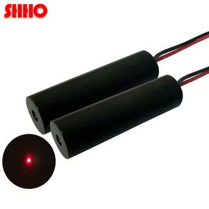 Spot orientable 635nm 20mw laser rouge module petit point lumineux industriel localisateur intelligent DC 3V à 5V conducteur pistolet-vue