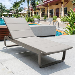 Moderno metallo giardino Hotel Villa piscina lettino all'aperto per il tempo libero prendere il sole sedie a sdraio per la spiaggia o lo spazio all'aperto - Product Image 6