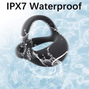 Gut gesuchter wiederauf ladbarer dehnbarer Silikon-Penis ring vibrator mit 10 Frequenzen Dreieckiges Design zur Verbesserung der männlichen Erektion - Product Image 5