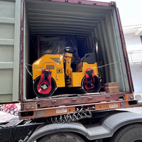 Double tambour vibratoire de machine concrète de compacteur de rouleau de route 2 tonnes 3 tonnes pour des machines et la construction de route