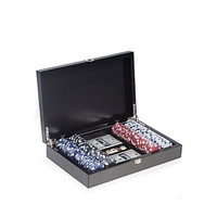 Boîte de rangement pour jeux de cartes et dés en similicuir, gaufrage, pelliculage mat, matériaux recyclés, emballage pour jetons de poker (rigide, personnalisable)