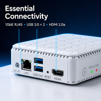 Serveur de stockage NAS Cloud Privé Domestique jusqu'à 30 To, Stockage de fichiers Cloud Personnel, Sauvegarde de photos, Serveur multimédia vidéo, Core 4 Go de RAM, USB