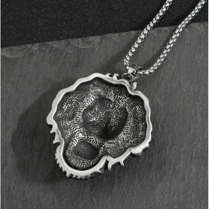yunnique Stainless Steel Lion Pendant Men's Animal Themed Necklace Punk Retro Style Jewelry - Product Image 3