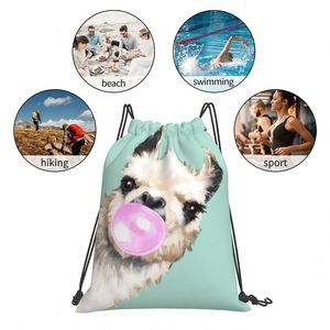 Mochila Deportiva de Poliéster de Alta Calidad con Cordón, Bolsa de Gimnasio Impermeable, Logotipo Personalizado Promocional, Bolsa Grande de Fitness con Cordones - Product Image 4