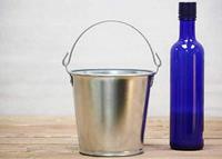 Cubo de Cerveza Galvanizado Corona Extra de Acero Inoxidable de Alta Calidad con Abrebotellas Integrado