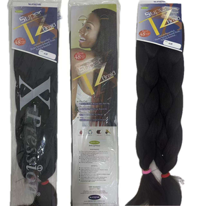Extensions de cheveux synthétiques tressés Jumbo Yaki TZ pré-étirés de 48 pouces, 2 paquets de 180g - Product Image 3