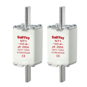 Nt1 ar 200a कस्टमाइज्ड फ्यूसिबल ट्यूब को सर्किट ब्रेकर के लिए उच्च क्षमता वाले कम वोल्टेज एसी इलेक्ट्रिक लिंक को फ्यूज करते हैं - Product Image 1