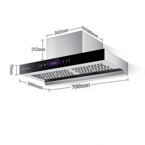 <span class=keywords><strong>Hotte</strong></span> aspirante en acier inoxydable ultra-mince à aspiration supérieure pour appartement de petite taille - Product Image 6