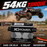 Servomoteur Monster Truck Crawler XQ-S8050D 54kg Étanche Sans Noyau Numérique à Couple Élevé Engrenage en Acier Inoxydable 8.4V pour Voiture RC