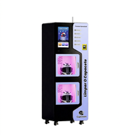 Machine de nettoyage de casques automatique, système de nettoyage et séchage de casques à double tête