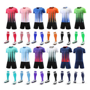 Оптовая продажа, новый комплект футбольных костюмов для взрослых и детей, вышитый логотип на униформе футбольной команды - Product Image 5