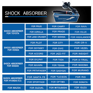TNG Usine Auto Suspension Pièces Amortisseur 333408 333409 41601-51KA1 41602-62J10 pour <span class=keywords><strong>SUZUKI</strong></span> <span class=keywords><strong>SPLASH</strong></span> <span class=keywords><strong>2007</strong></span>- - Product Image 3