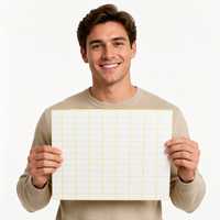 Étiquettes autocollantes rectangulaires en papier pour promotions, feuille d'étiquettes inscriptibles