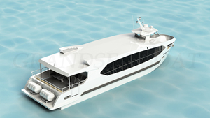 समुद्र तट और नदी के लिए 20 मीटर एल्यूमीनियम नौका नई शर्त डीजल ईंधन यात्री जहाज बिक्री के लिए उपलब्ध - Product Image 2