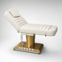 Table de massage électrique à 3 moteurs, base en métal, capacité de charge de 200 kg, télécommande, hauteur réglable, Tuina, physiothérapie, SPA, salon