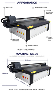 Máy in phun UV khổ lớn 2500*1300mm, in được trên chất liệu acrylic, gốm sứ, kính, giấy dán tường, gỗ, kim loại, <span class=keywords><strong>PVC</strong></span>, máy in 3D công nghiệp - Product Image 3