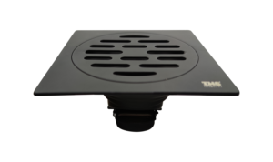 ท่อระบายน้ำพื้นแบล็คมัตต์ 100×100 มม. Ø50 ป้องกันกลิ่น |   ทองเหลือง |   เทอร์โมสไตล์ THS ® - Product Image 2