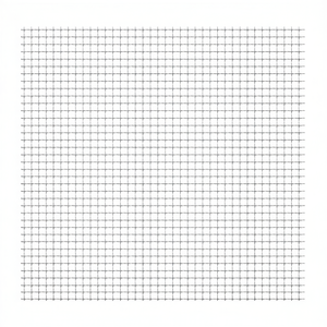 รั้วลวดสแตนเลสแบบจีบ 39.4x33.5 นิ้ว 0.4x0.4x0.1 นิ้ว ตาข่ายสวนสีเงิน D0100H79I26 - Product Image 1