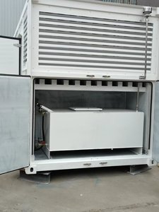 Máy phát điện diesel chạy êm MADO 400kva 1WM 60Hz ATS 3 pha 4 dây 380V loại gắn rơ moóc bán chạy - Product Image 5