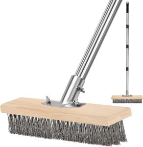 Recogedor De Polvo De Metal Con Cepillo - Fuerte Y Resistente, Ideal Para Cenizas, Talleres, Garajes